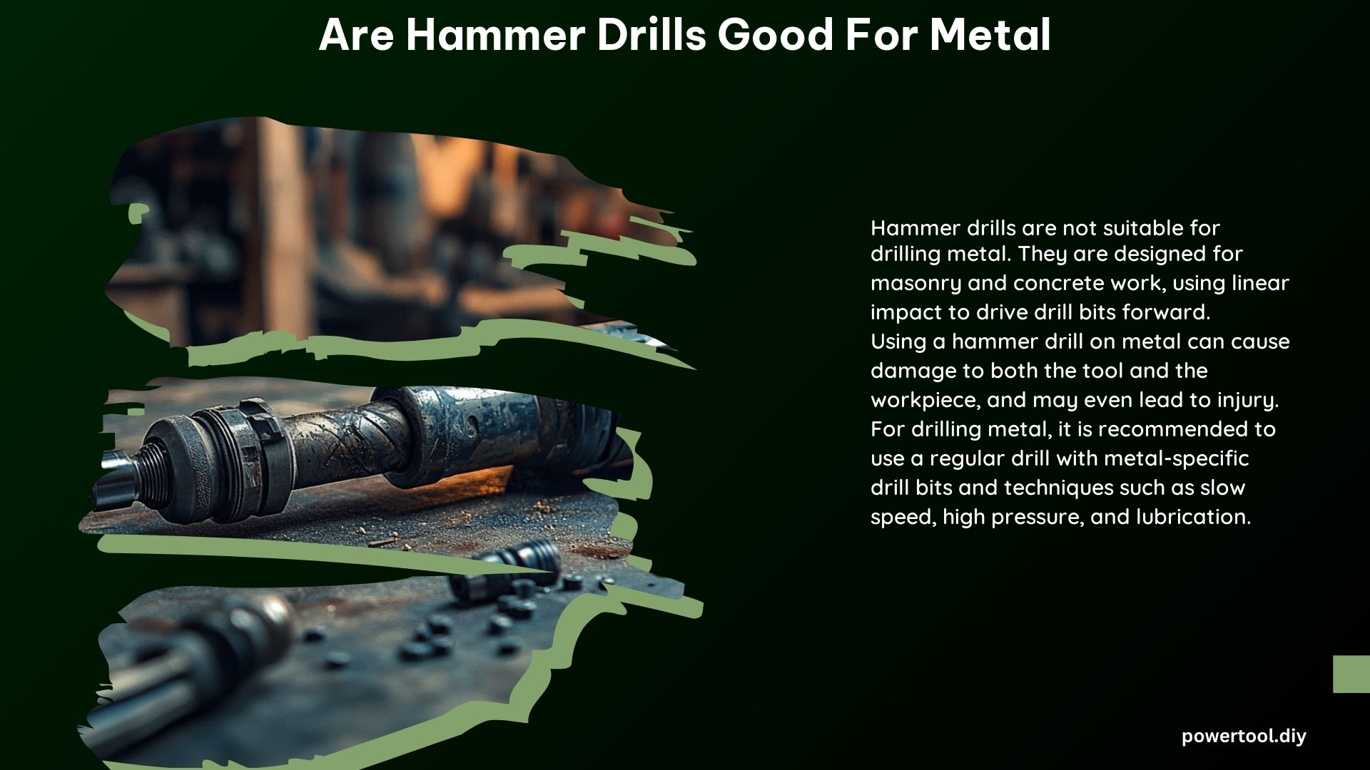 Are Hammer Drills Good for Metal