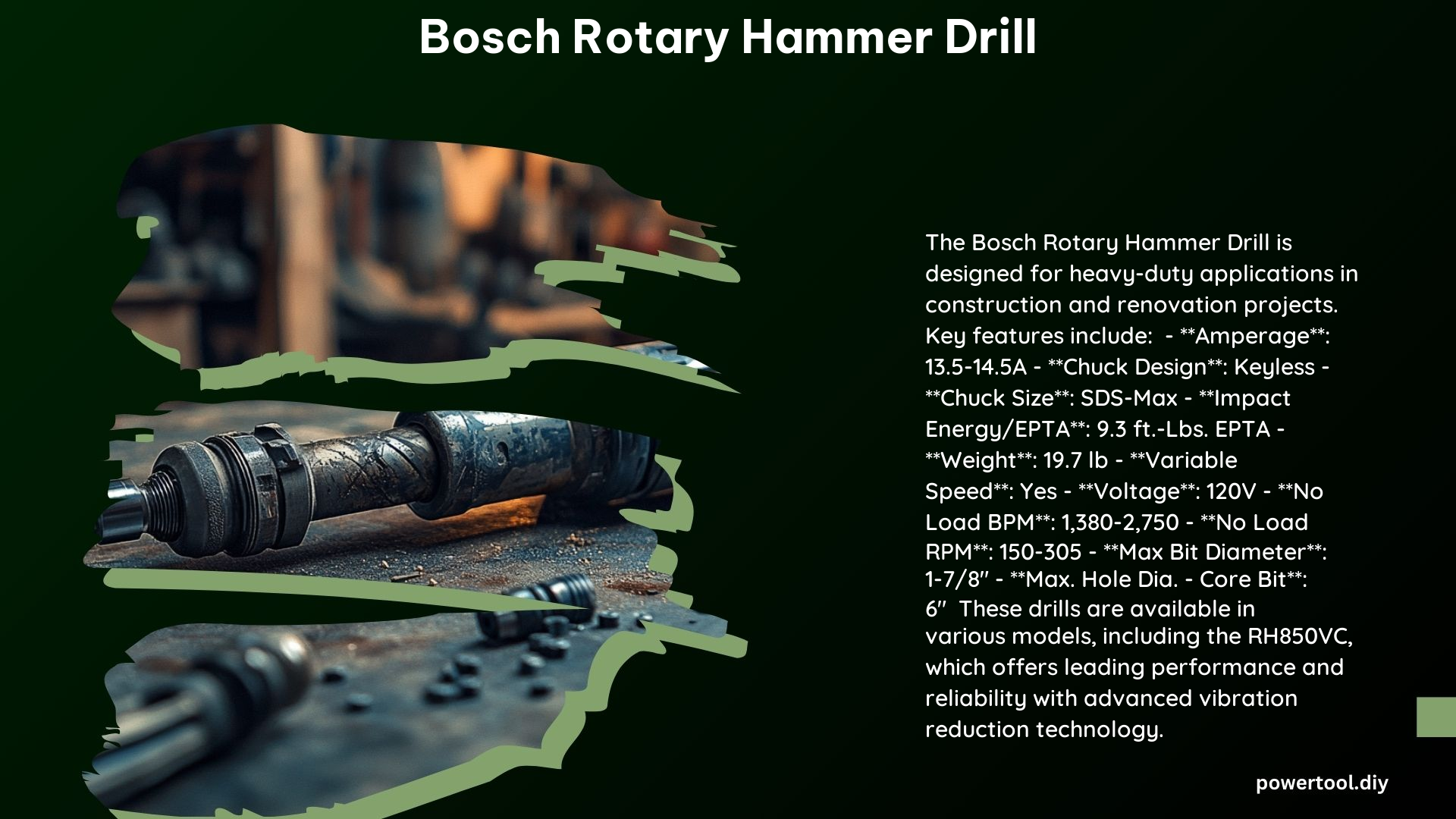 Bosch Rotary Hammer Drill