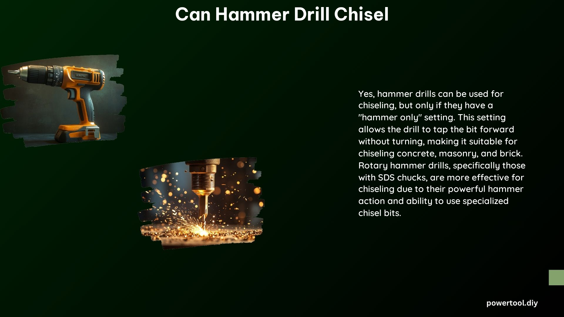 Can Hammer Drill Chisel