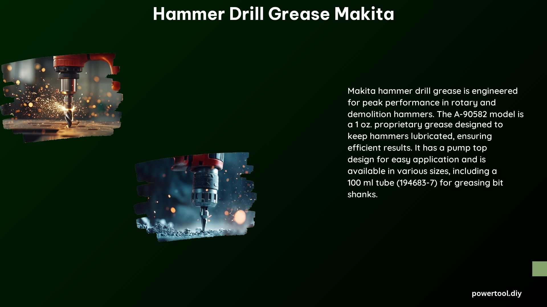 Hammer Drill Grease Makita