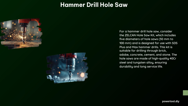 Hammer Drill Hole Saw