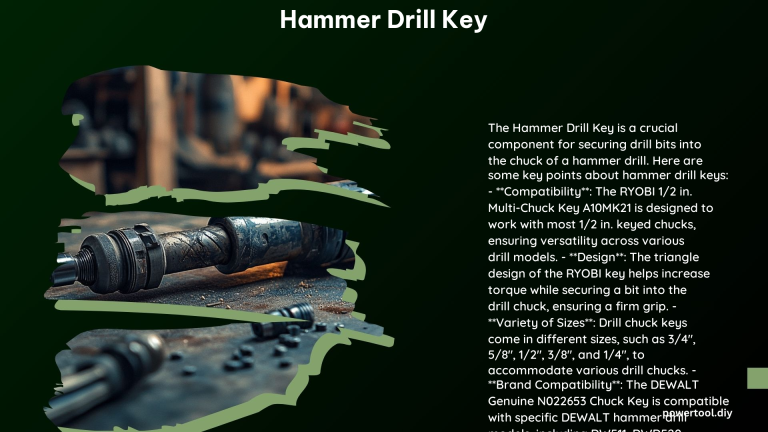 Hammer Drill Key