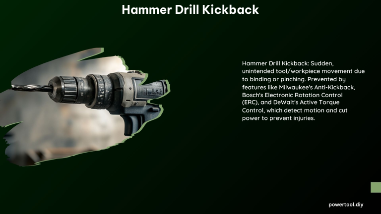 Hammer Drill Kickback