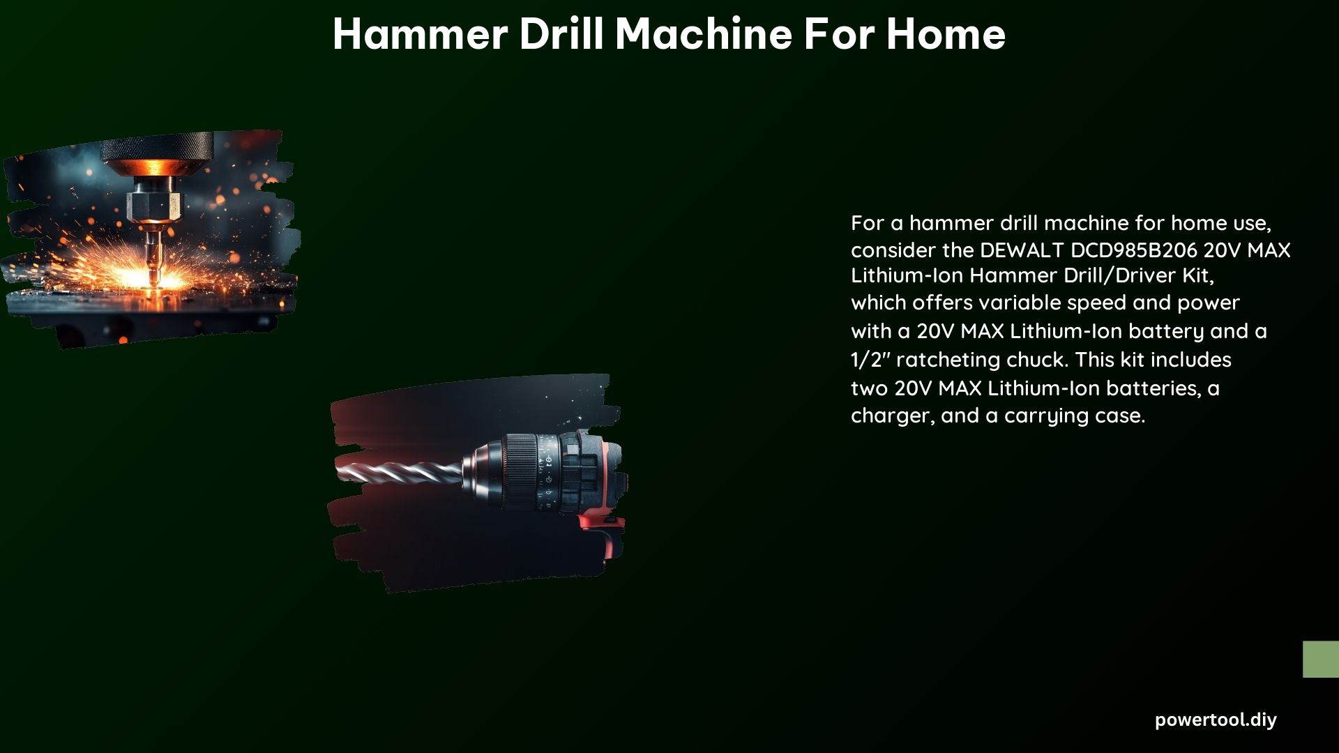 Hammer Drill Machine for Home