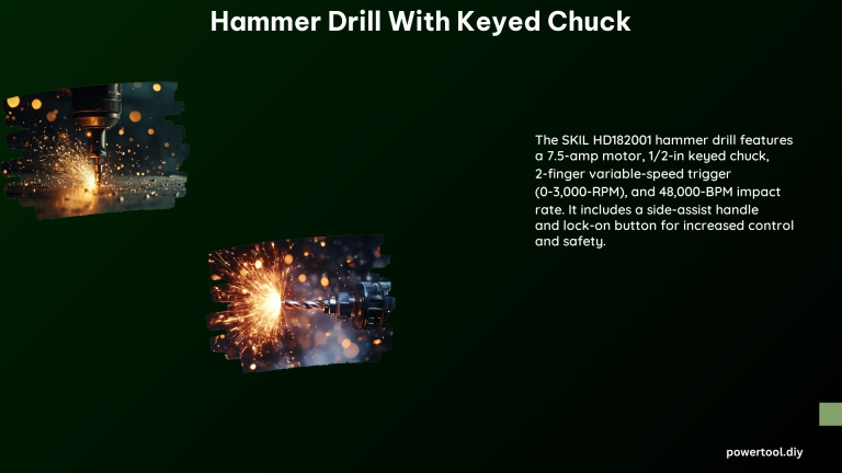 Hammer Drill With Keyed Chuck