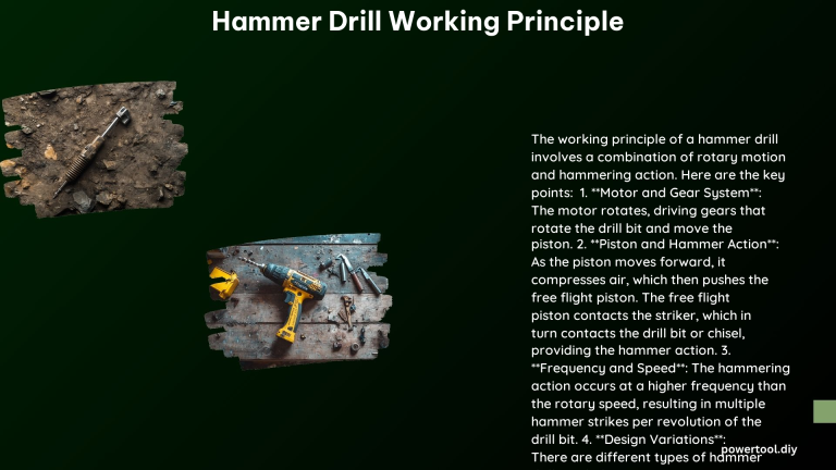 Hammer Drill Working Principle