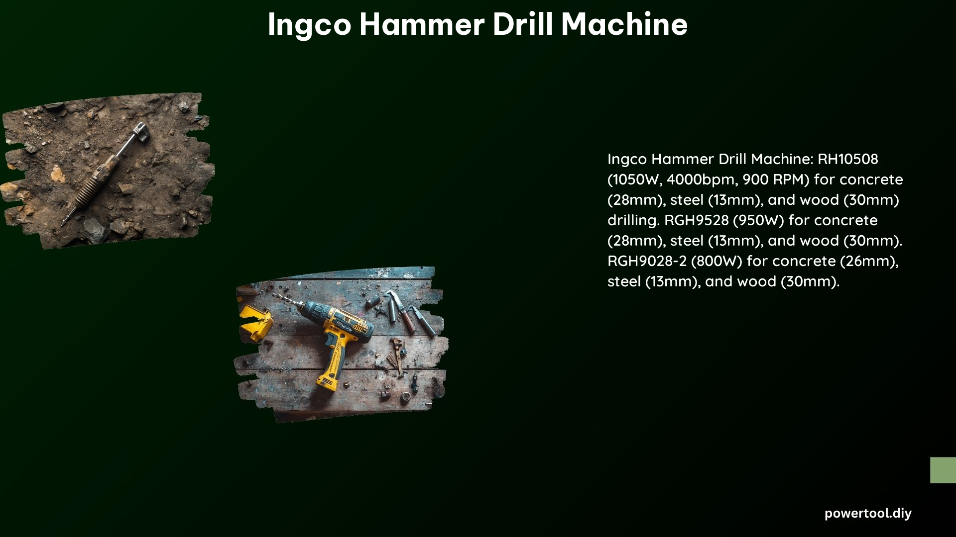 Ingco Hammer Drill Machine