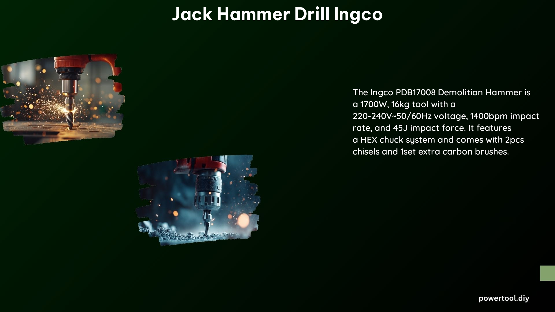 Jack Hammer Drill Ingco