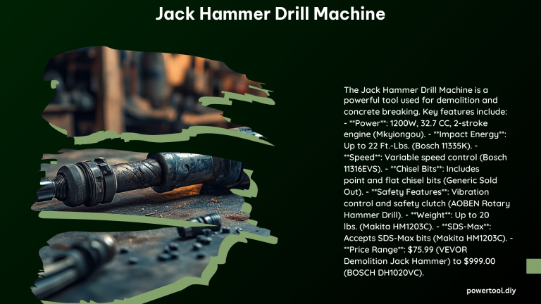 Jack Hammer Drill Machine