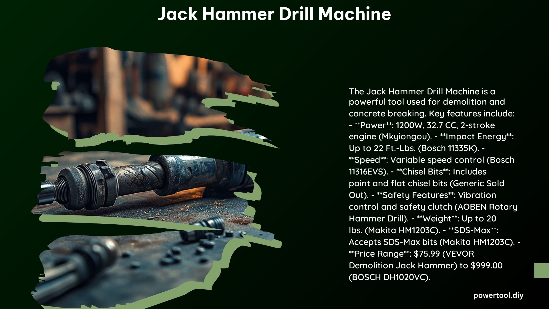 Jack Hammer Drill Machine