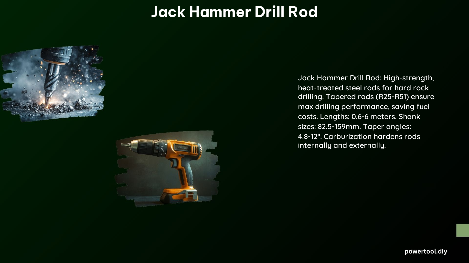 Jack Hammer Drill Rod