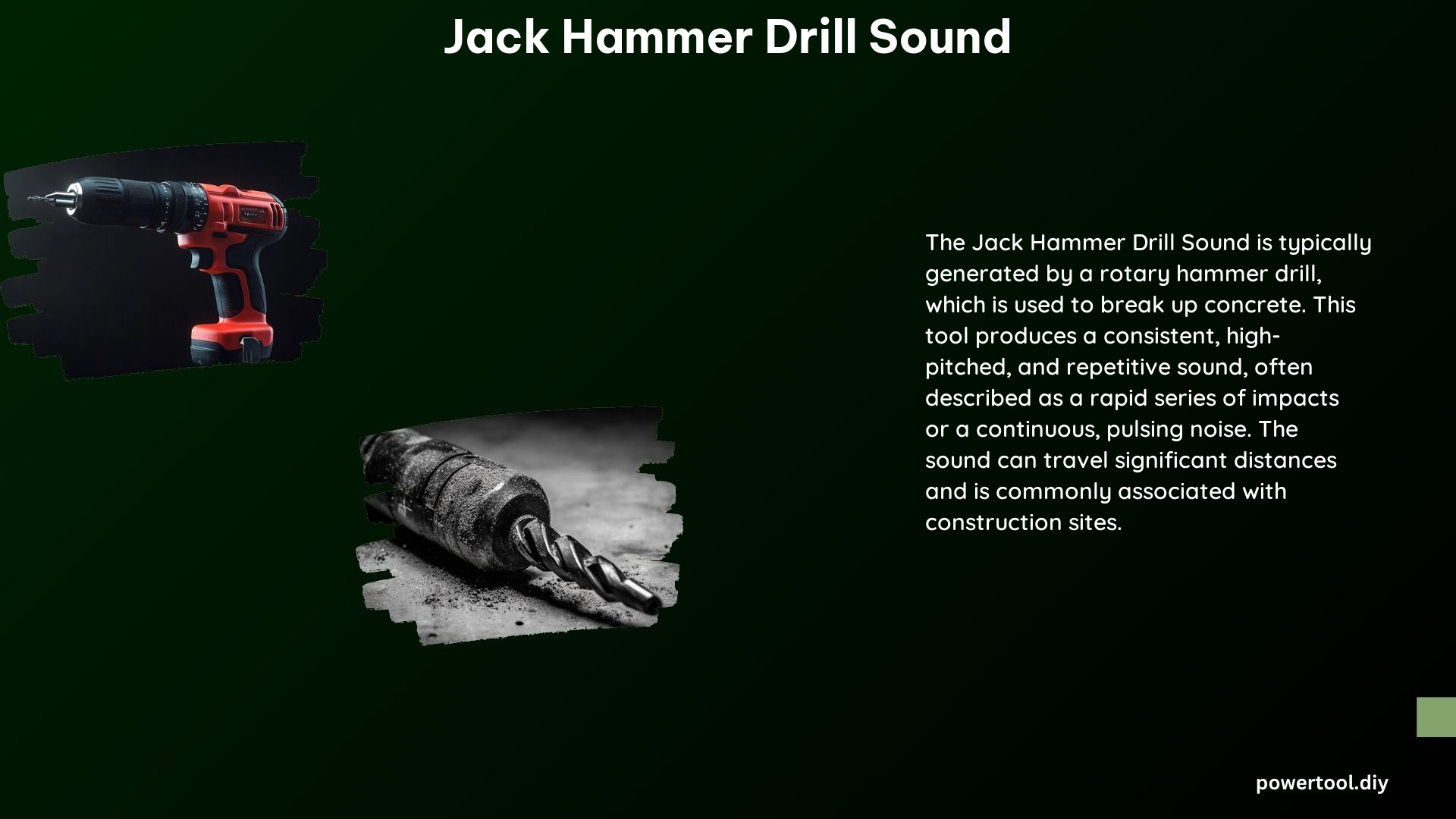 Jack Hammer Drill Sound