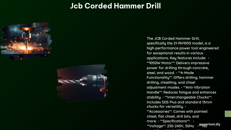 Jcb Corded Hammer Drill