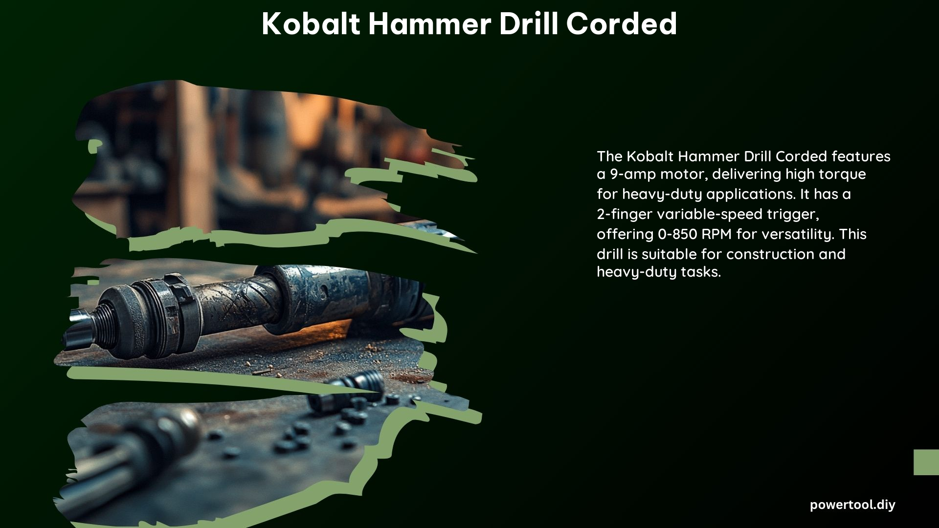 Kobalt Hammer Drill Corded