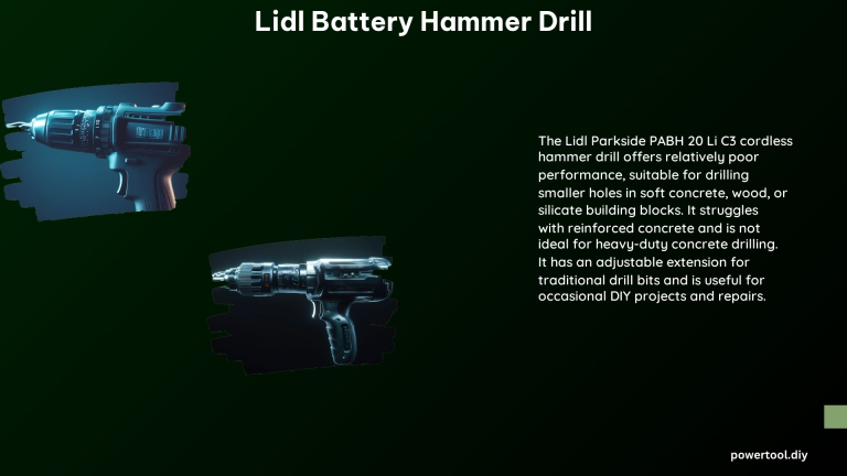 Lidl Battery Hammer Drill