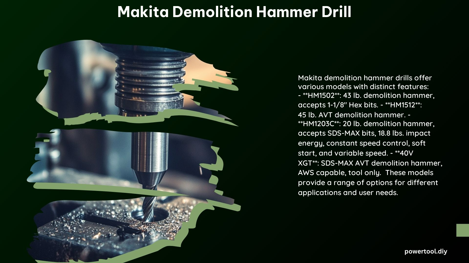 Makita Demolition Hammer Drill