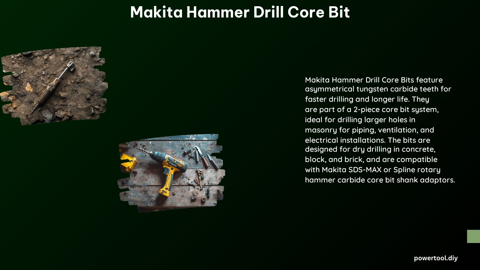 Makita Hammer Drill Core Bit