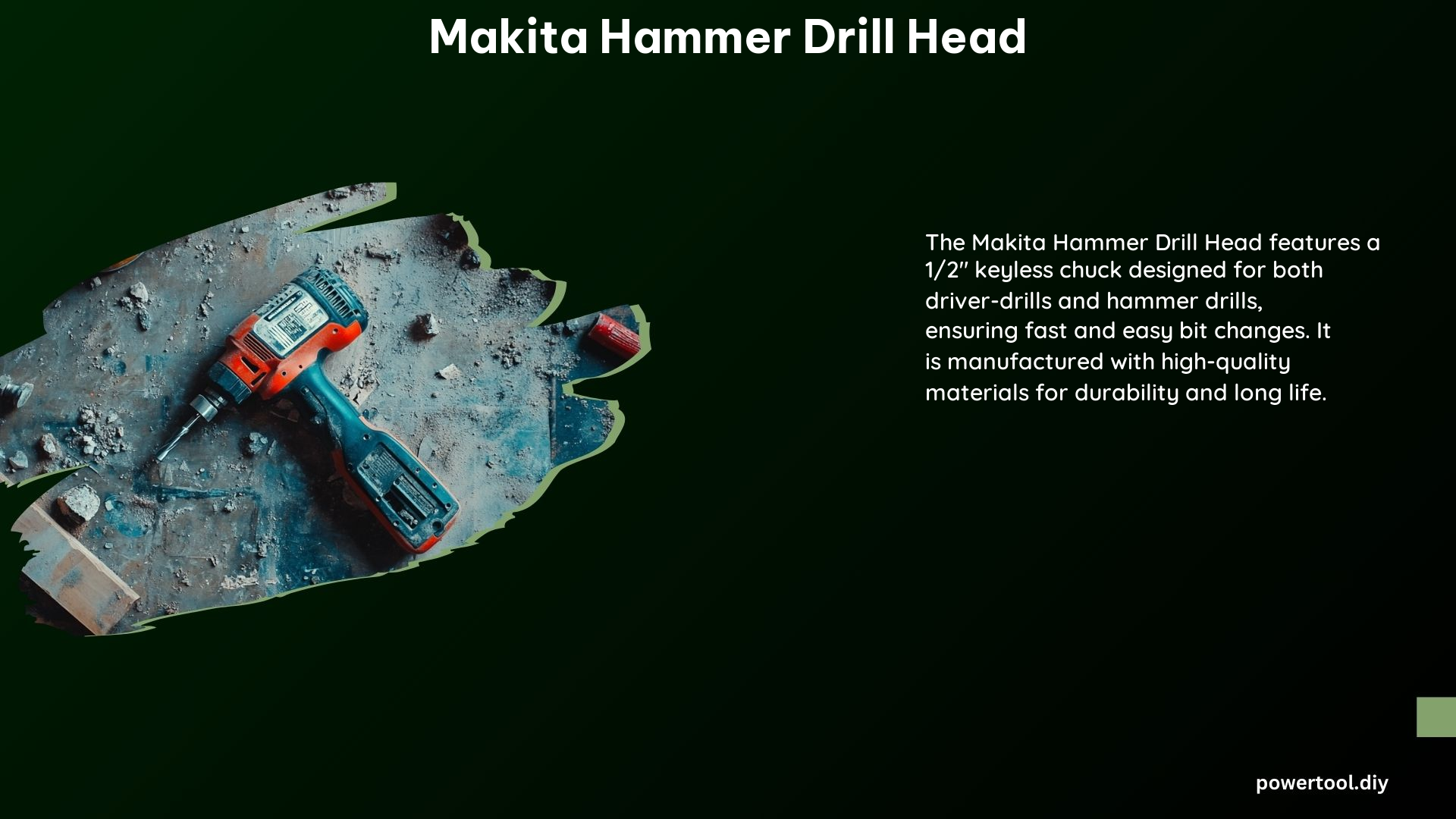 Makita Hammer Drill Head