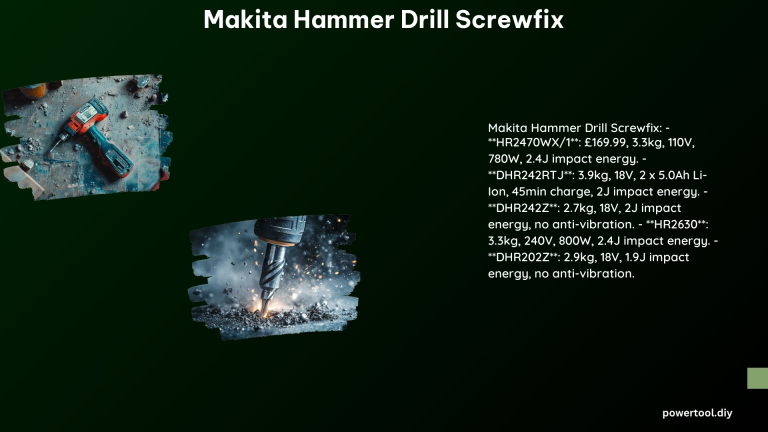 Makita Hammer Drill Screwfix