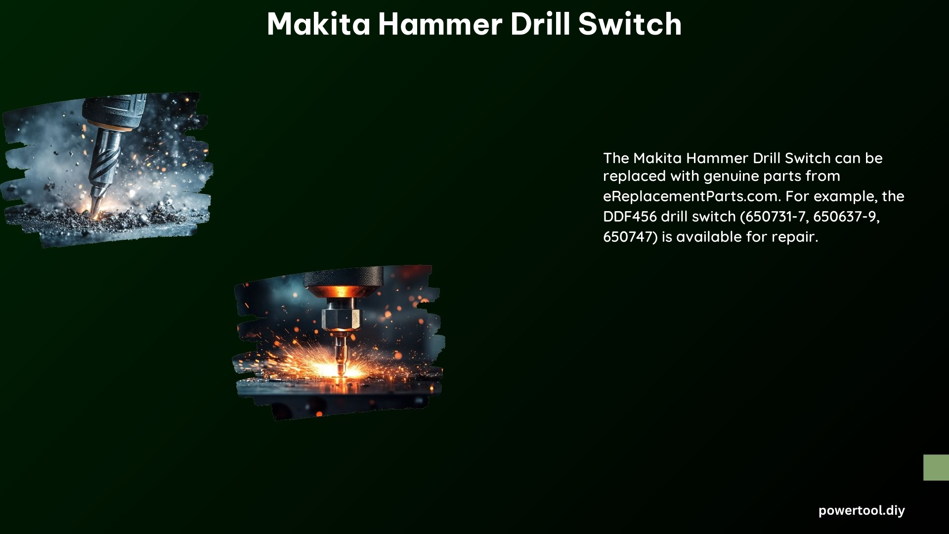 Makita Hammer Drill Switch