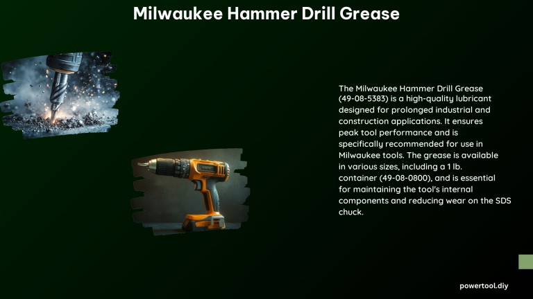 Milwaukee Hammer Drill Grease