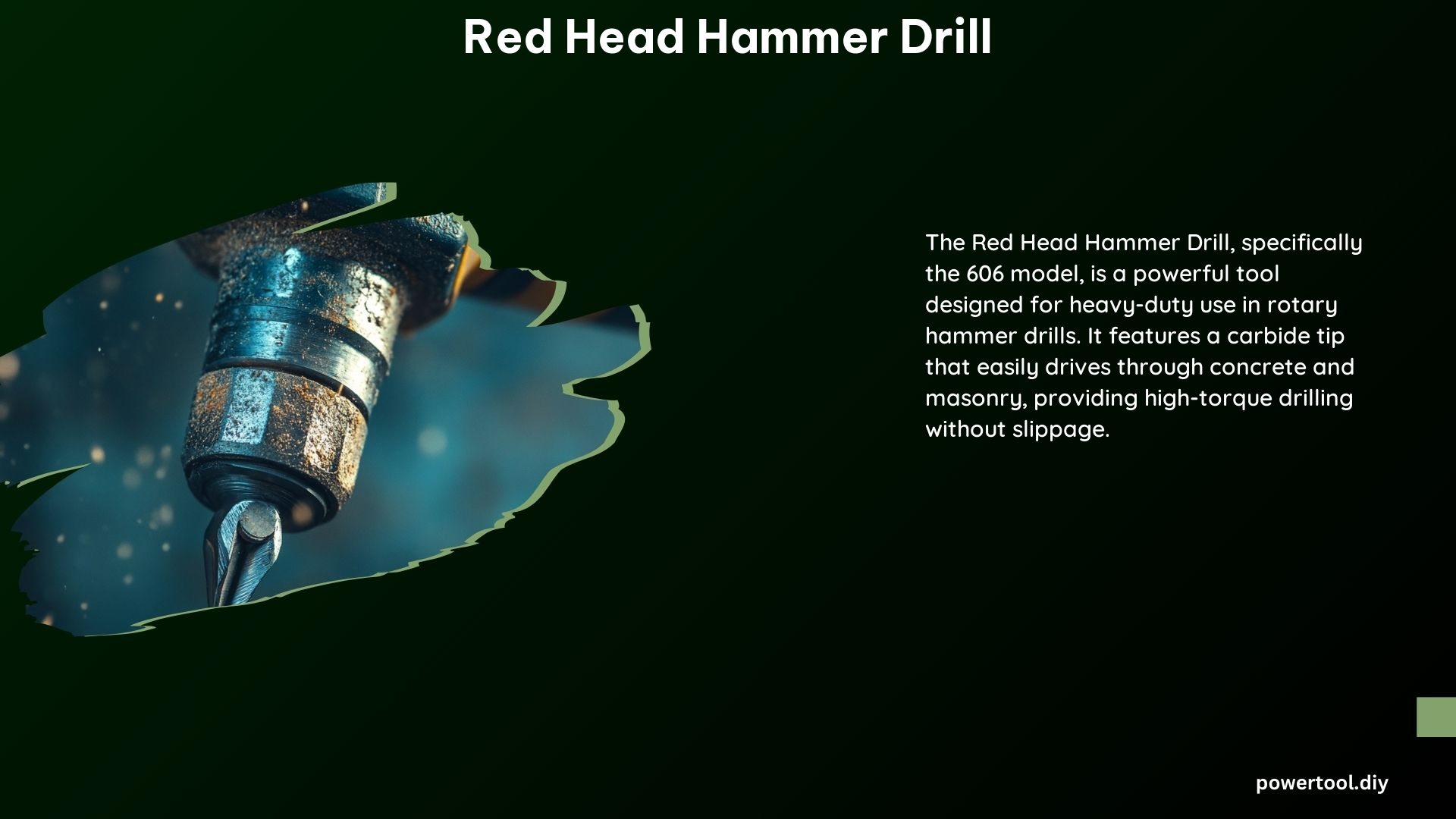 Red Head Hammer Drill