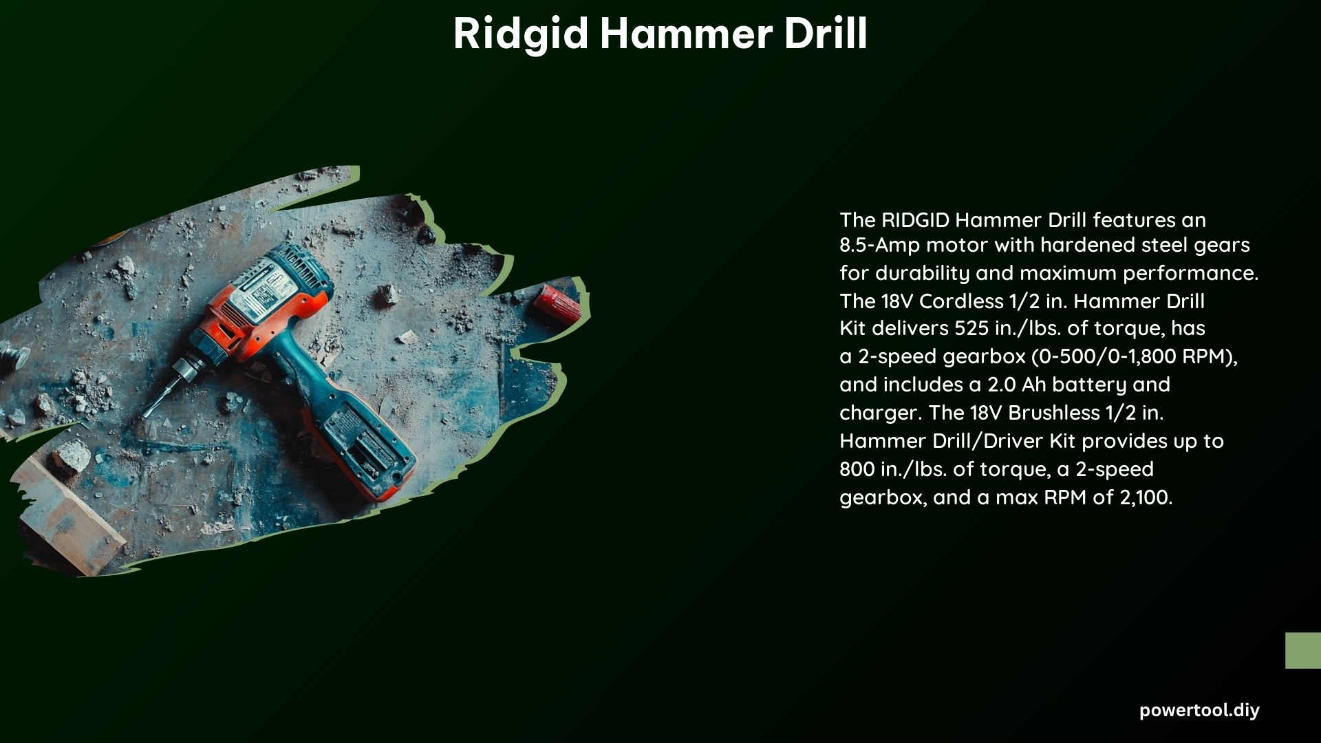 Ridgid Hammer Drill