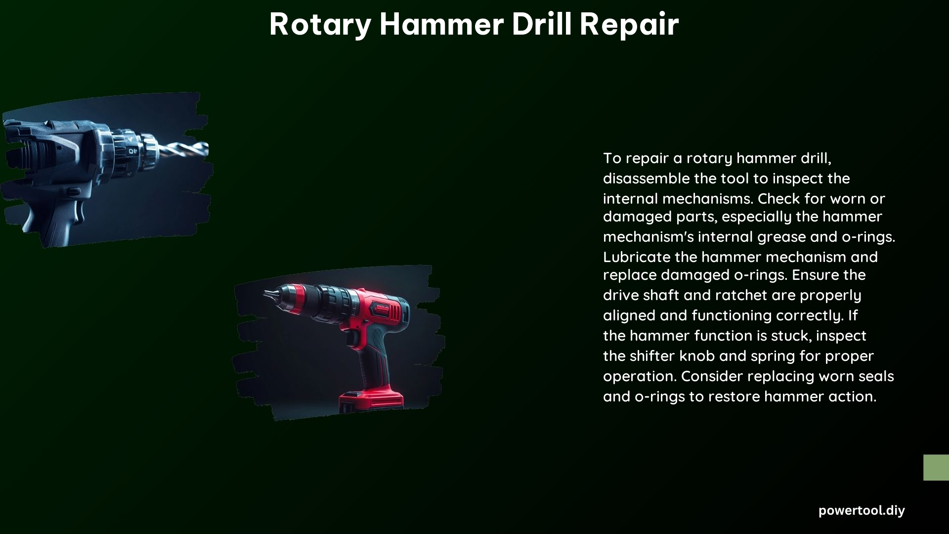 Rotary Hammer Drill Repair