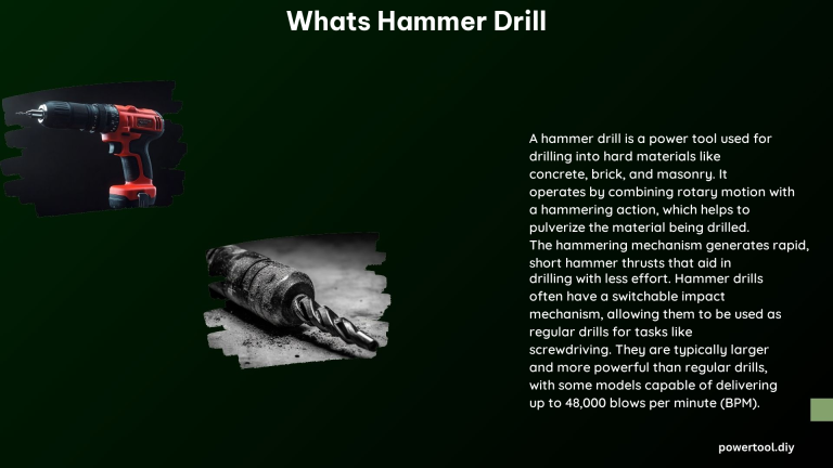 Whats Hammer Drill