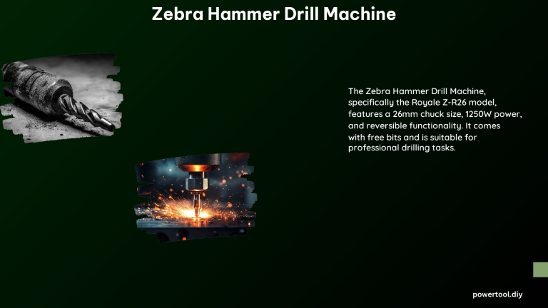 Zebra Hammer Drill Machine