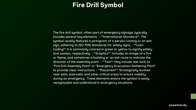 fire drill symbol